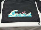 EXCELLENT! Pink Dolphin Black Beach Hiking Anorak Windbreaker Jacket XL - Large