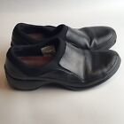 Merrell Women's Black Leather Spire Stretch Slip On Casual Shoe Clog Size 7.5
