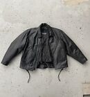 Vintage Unik Leather Motorcycle Biker Jacket Mens Y2K 2000s