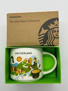 Starbucks SWITZERLAND You Are Here YAH Collection mugs, 14oz  NEW - US Seller