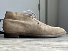 OFFICINE CREATIVE TAN BEIGE TAUPE SUEDE CHUKKA DESERT BOOTS 41 / US 8 ITALY $500