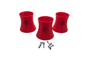 Data East Simpsons Pinball Cooling Towers New Design - Red