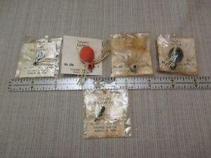 New ListingColwell's Bait Co. 5 RUBBER FLIES Fishing Lures - Muncie, Indiana
