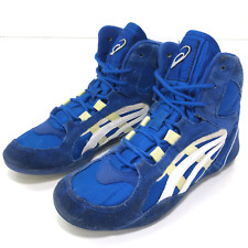 VINTAGE ASICS JL802 Men's Wrestling Shoes Blue US Size 6.5