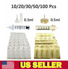 0.3ML /0.5M  Cartridge Tip Tube Replacement Consumables for M-e-s-o Gun US Stock