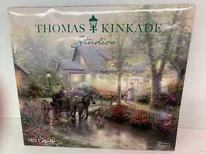 Thomas Kinkade Studios 2021 Deluxe Wall Calendar. BRAND NEW! BEAUTIFUL PRINTS!!