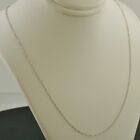 10K WHITE GOLD .7mm SINGAPORE 18 OR 20 INCH PENDANT CHAIN NECKLACE