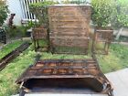 An Antique Wooden Carved Oak 4 Bedroom Set From Actress  Lupe Velez
