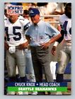 1991 Pro Set Chuck Knox #306 Seattle Seahawks