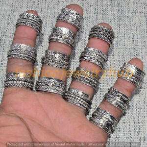New Sale ! Spinner Ring Gemstone Ring Wholesale 5Pcs Lot 925 Silver Plated