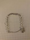 JAMES AVERY .925 Sterling Silver Forged Link Charm Bracelet 6 Inches