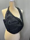 Ameribag Healthy Back Bag Crossbody Sling Backpack Black Nylon Ameri Bag