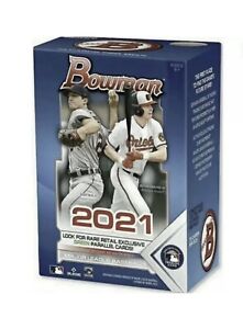Topps Bowman Baseball MLB Trading Cards Blaster Box 2021 Factory Sealed New
