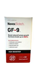 Novex Biotech GF-9 Dietary Supplement 84 Capsules Exp 10/25 ++ - New, Sealed
