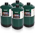 BLUEFIRE 4x Propane Camping Gas Fuel Cylinder Canister 16oz Tank 95% High Purity