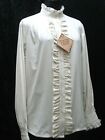 OFF White Blouse Victorian Frontier Classics Pioneer Old West New with TAGs S-3X
