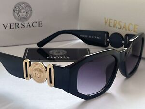 Men Versace 4361 Sunglasses sunglass Black&Gray lens 141mm