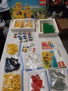 Vintage LEGO 375/6075Yellow Castle 1978 Vintage Retired  W/Manual 741 Out Of 788