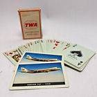 TWA Collector Series Playing Cards Boeing 747- 1970 Vintage