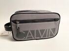 Calvin Klein Toiletry Bag Travel Cosmetic Bag Gray & Black