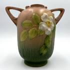 Roseville 979-6 Dogwood 6.25” Green to Pink Vase w Small Chip on Rim