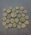 Roman Empire 28 pieces to be cleaned Roman Coins LOT! 17mm-22mm