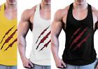 Men Gym Muscle Sleeveless Shirt Tank Top Bodybuilding Sport Fitness Workout Vest