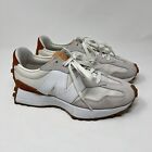 New Balance 327 Athletic Shoes Womens Size 8 Ivory Sea Salt Rust Oxide Leather