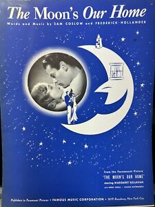 1936 HENRY FONDA movie Sheet Music  THE MOON’S OUR HOME