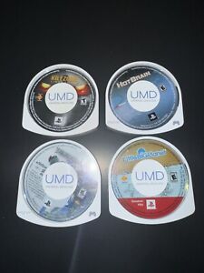 Lot of 4- Sony PSP Games DISC ONLY - TESTED