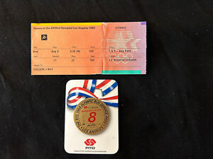 1984 Los Angeles Olympics Ticket and RTD Bus Pass