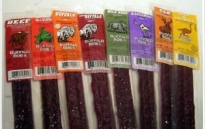 Buffalo Bob's Exotic Game Jerky - 10 Pack Variety Bundle **FREE SHIPPING**