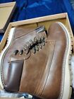 mens size 12 ankle boots brown, brand HARRISON MYLES