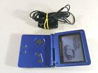 New ListingGameboy Advance GBA SP Console Cobalt Blue OEM Charger Herbie Heavy Wear Marks