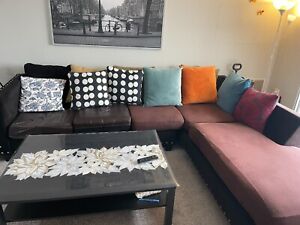 sofa set living room used 4 pieces