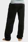 Men's Lightweight 100% Cotton Jersey Knit Pajama Pants/Lounge Black