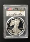 2021 W $1 Proof Silver Eagle Type 2 PCGS PR70 DCAM First Strike Damstra Signed 