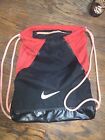Nike Drawstring Gym Bag Black/Red w/ Peach Strings & Logo -Free Shipping!🚚-