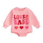 Baby Girls Boys Sweatshirts Rompers Valentine's Day Clothes Bodysuits