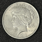 1924-P Peace Silver US $1 Dollar Coin