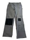 Carhartt Pants Men’s Gray Rugged Flex Relaxed Double Knee Utility Work 32x31