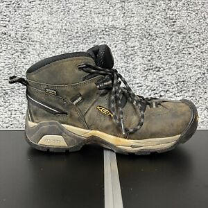 KEEN Utility Boots Mens 9.5 D Brown Steel Toe F2413-18 Waterproof Work Hiking