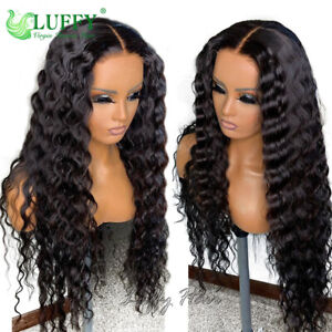 Deep Curly 13*6 Lace Front Wigs Pre Plucked Remy Human Hair Wigs With Baby Hair