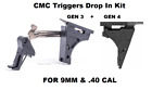 CMC (Made w enhanced OEM) TRIGGER GLOCK 9mm & 40 GEN 1 2 3 4 17 19 26 23 22 27