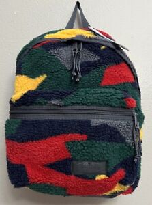 Eastpak Padded Pak’r Shearling Multi Camo Backpack Bag New Rare JS0A829J