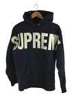 Supreme Banner Pullover Hoodie cotton navy M Used