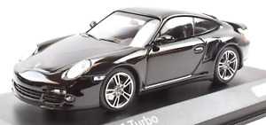 Minichamps x PH Porsche 911 997.2 Black Turbo 1:43 Diecast Car 943069014