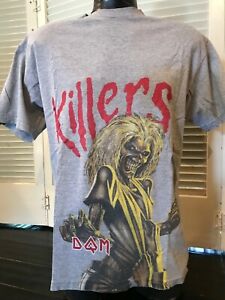 Rare DQM Iron Maiden Killers Promo Shirt Size Medium / Large Rock Metal Priest