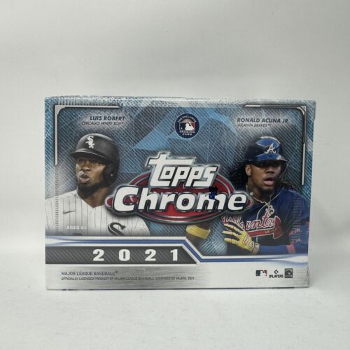 2021 Topps Chrome Baseball Blaster Box Trading Cards Sealed Packs Rare Sealed