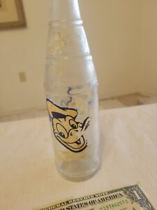 Donald Duck Beverages Bottle Walt Disney Productions General Beverages 10oz 1952